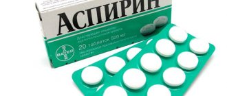Aspirin for headaches