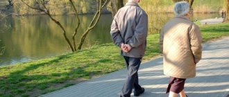 Once again about the benefits of walking in old age